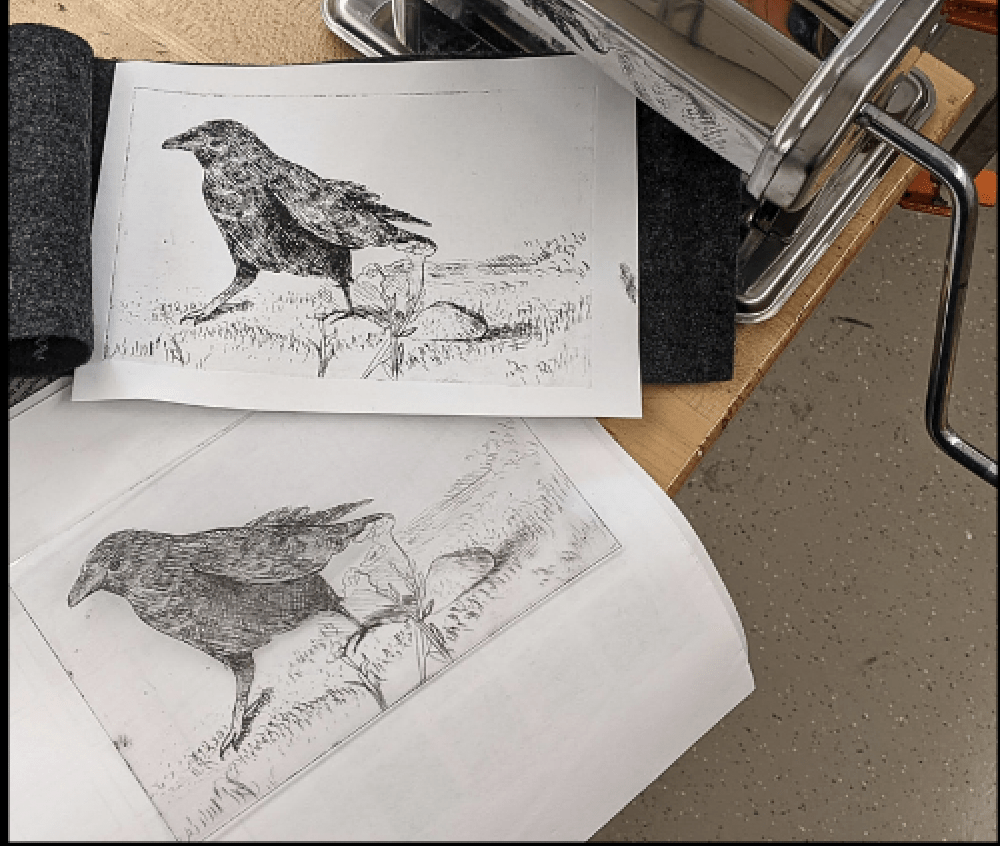 Class – Drypoint Printmaking